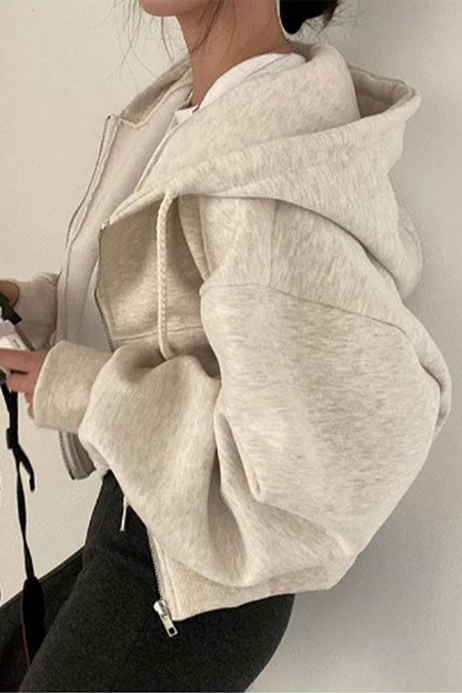 Sudadera informal con capucha y bolsillo con cordón (6 colores)