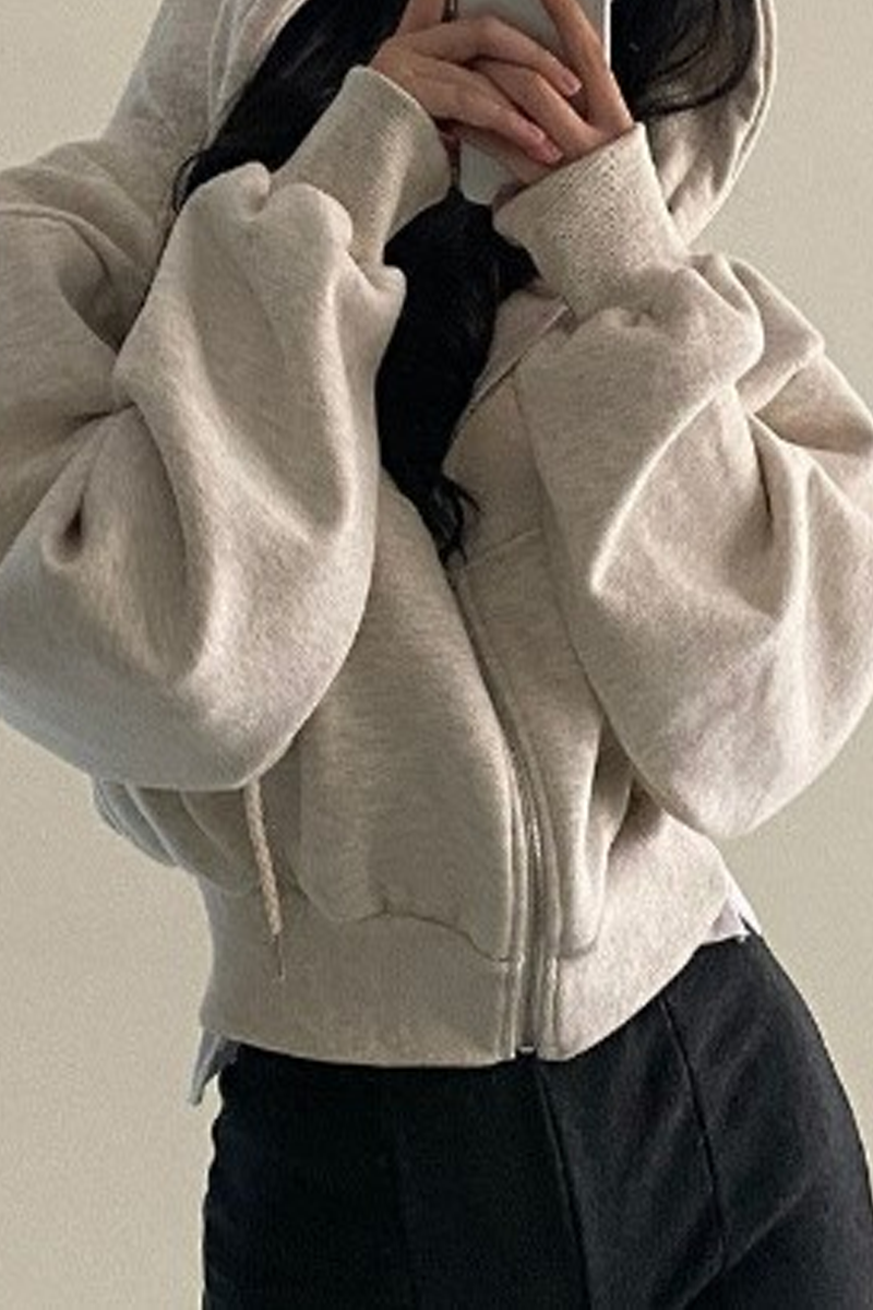 Sudadera informal con capucha y bolsillo con cordón (6 colores)