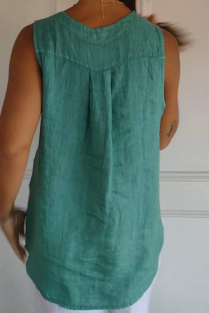 Camisas casuales con botones y cuello vuelto (4 colores)