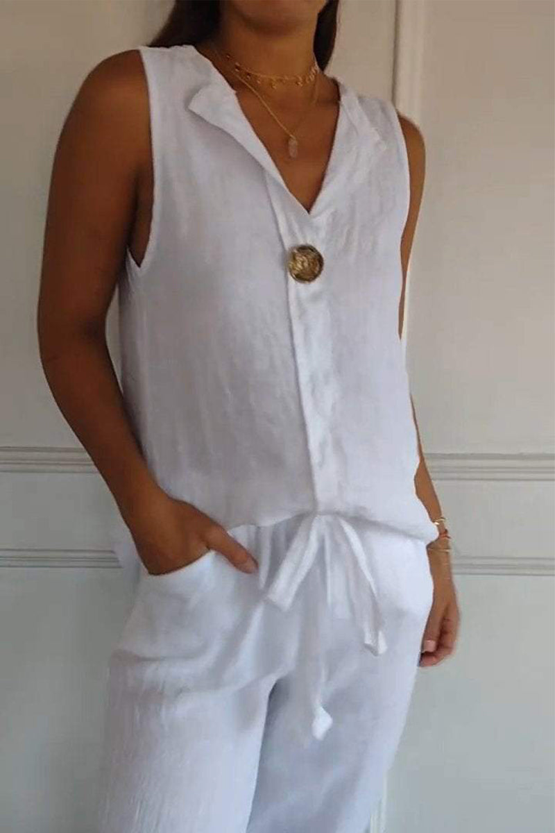Camisas casuales con botones y cuello vuelto (4 colores)