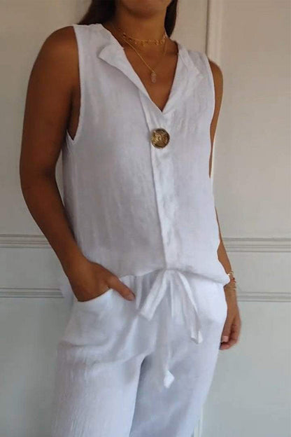 Camisas casuales con botones y cuello vuelto (4 colores)