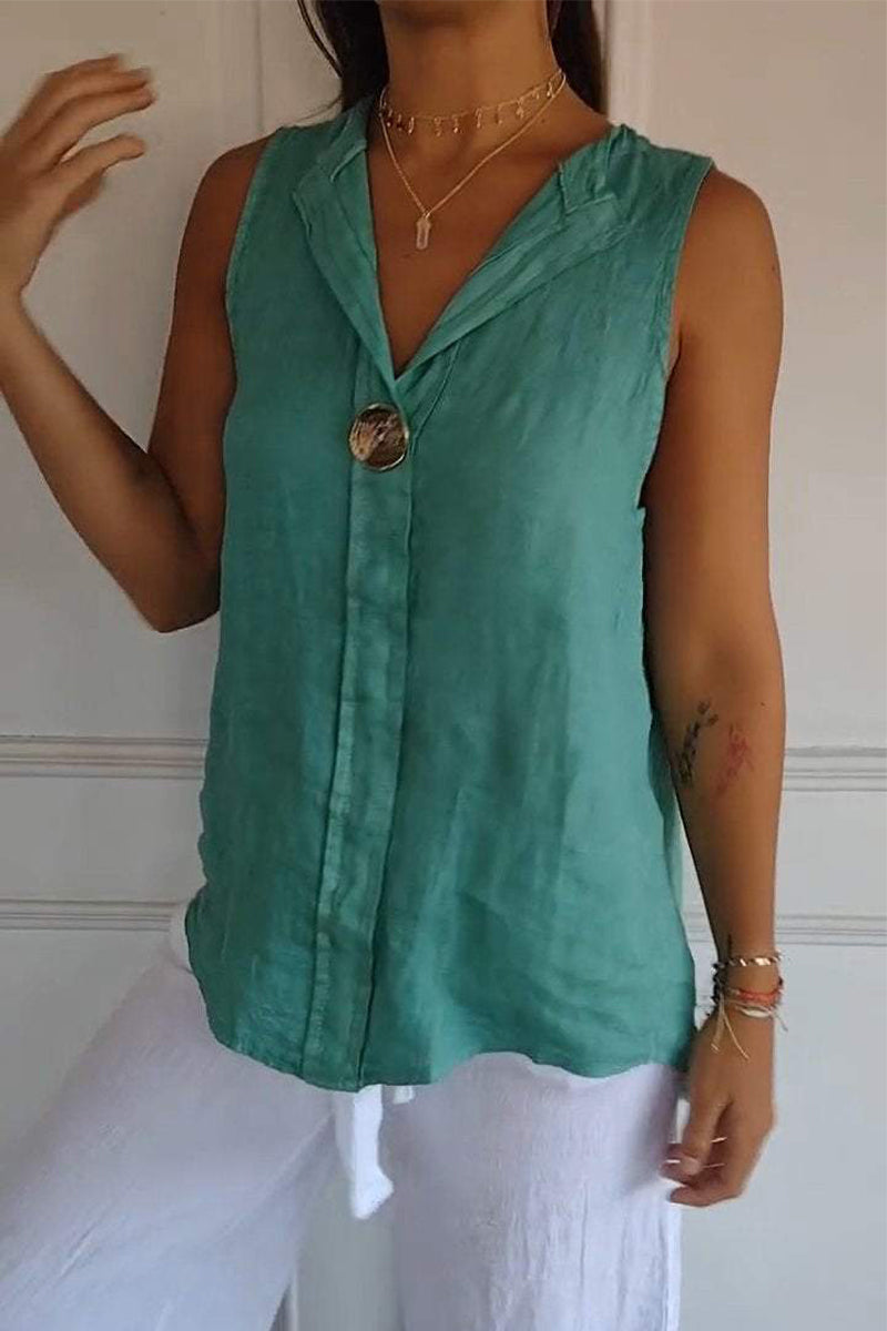Camisas casuales con botones y cuello vuelto (4 colores)