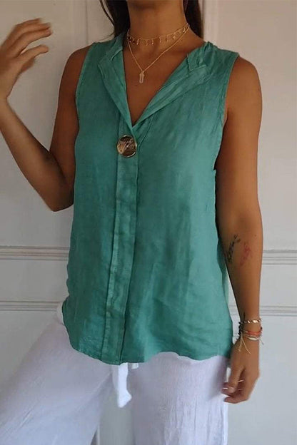 Camisas casuales con botones y cuello vuelto (4 colores)