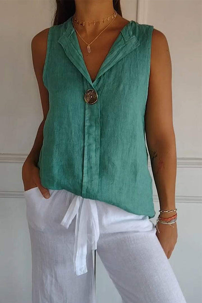 Camisas casuales con botones y cuello vuelto (4 colores)