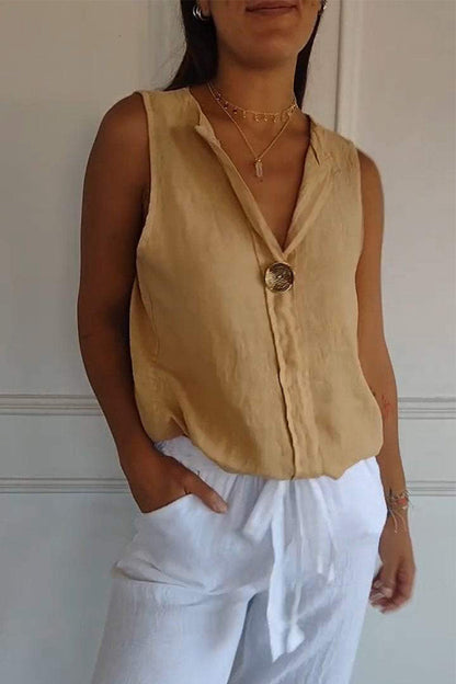 Camisas casuales con botones y cuello vuelto (4 colores)