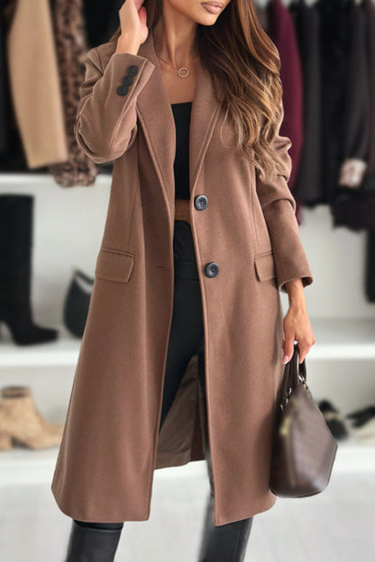 Cárdigan informal con cuello vuelto (4 colores)