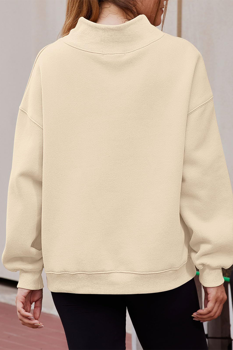 Tops casuales de cuello alto de media manga para uso diario (7 colores)