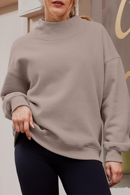 Tops casuales de cuello alto de media manga para uso diario (7 colores)