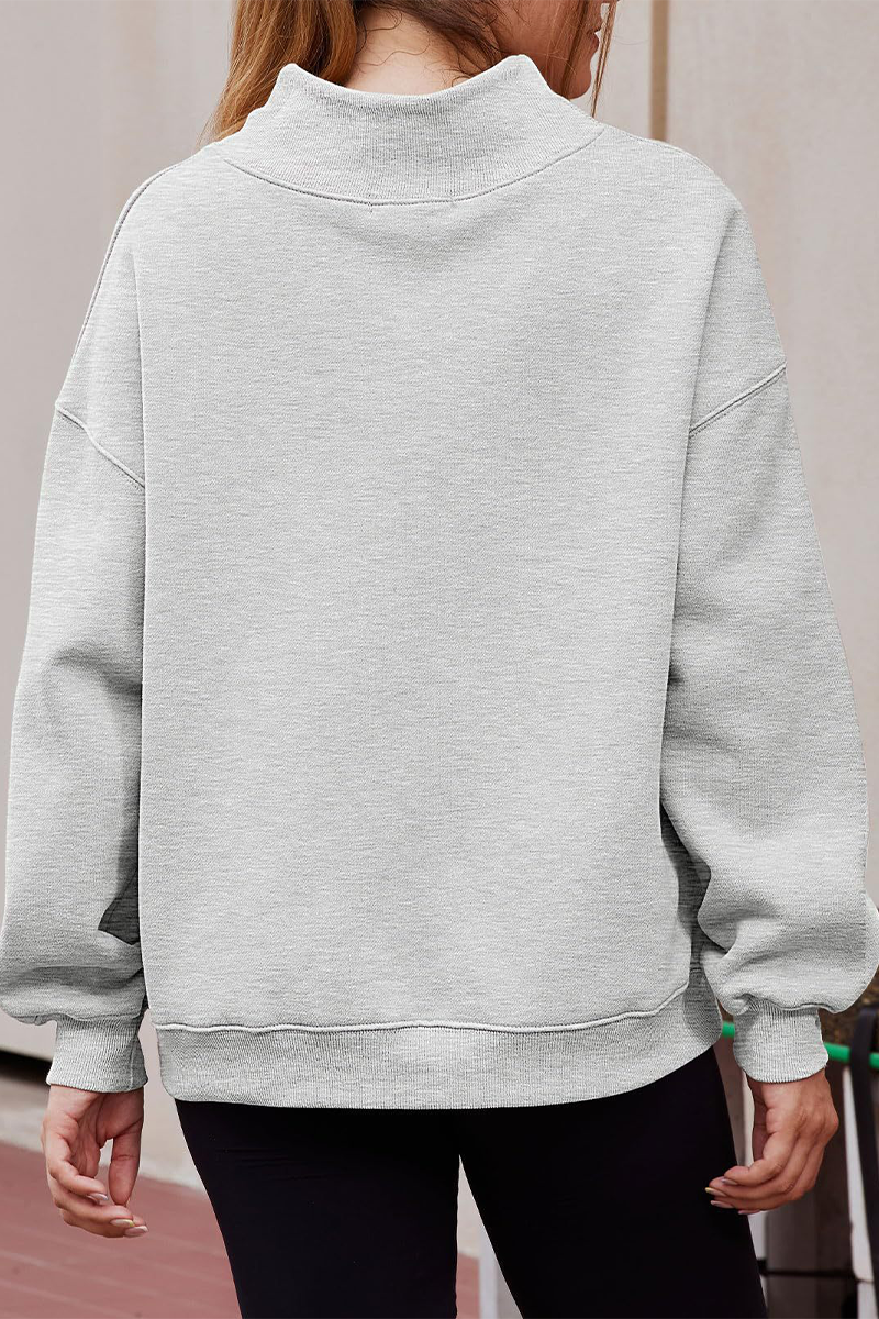 Tops casuales de cuello alto de media manga para uso diario (7 colores)