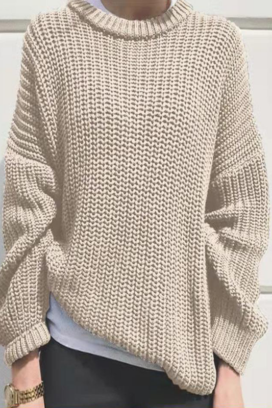 Suéteres casuales de cuello redondo para uso diario (7 colores)