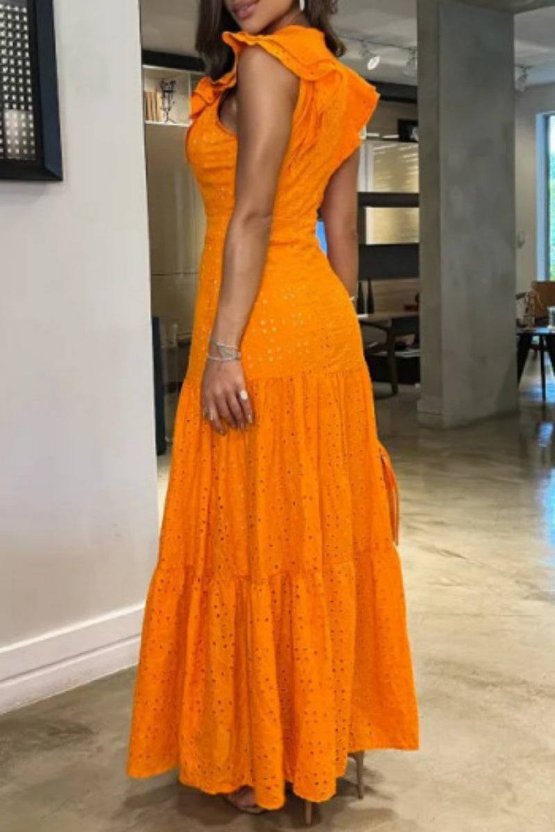 Vestidos casuales largos de cuello alto (3 colores)