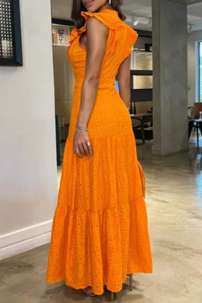 Vestidos casuales largos de cuello alto (3 colores)