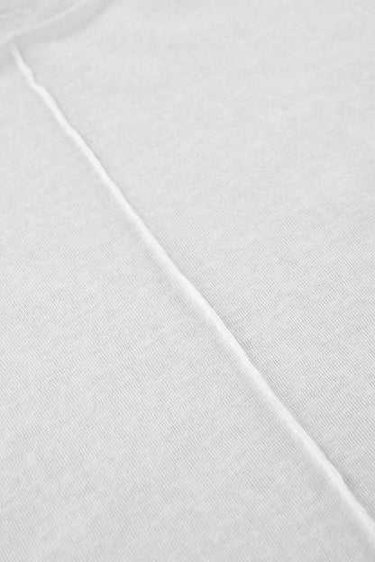 Tops casuales de cuello redondo con parches de color sólido (3 colores)