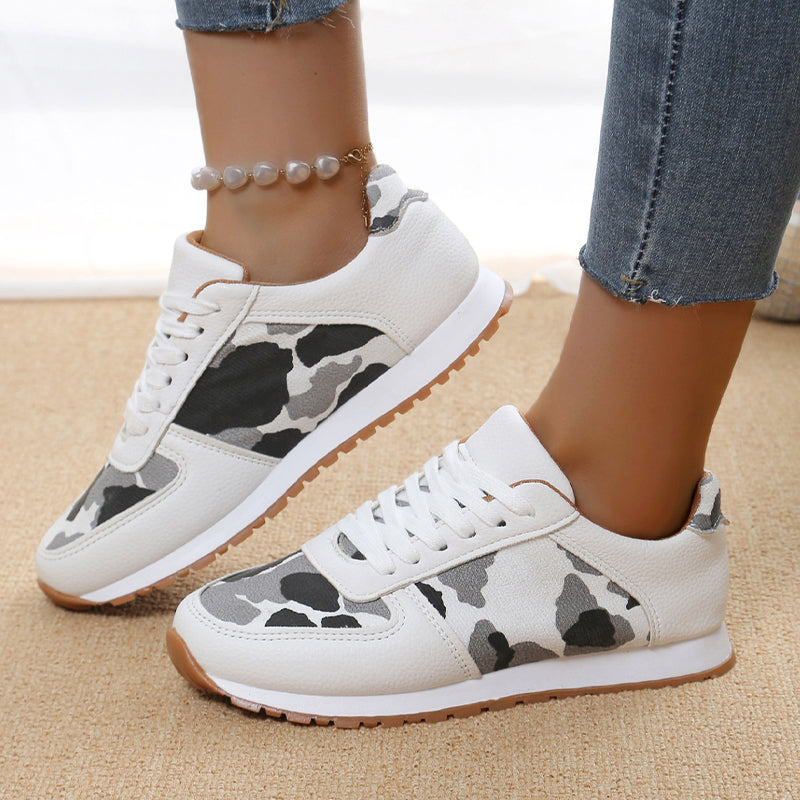 Zapatos deportivos cerrados con diseño de correa informal (4 colores)
