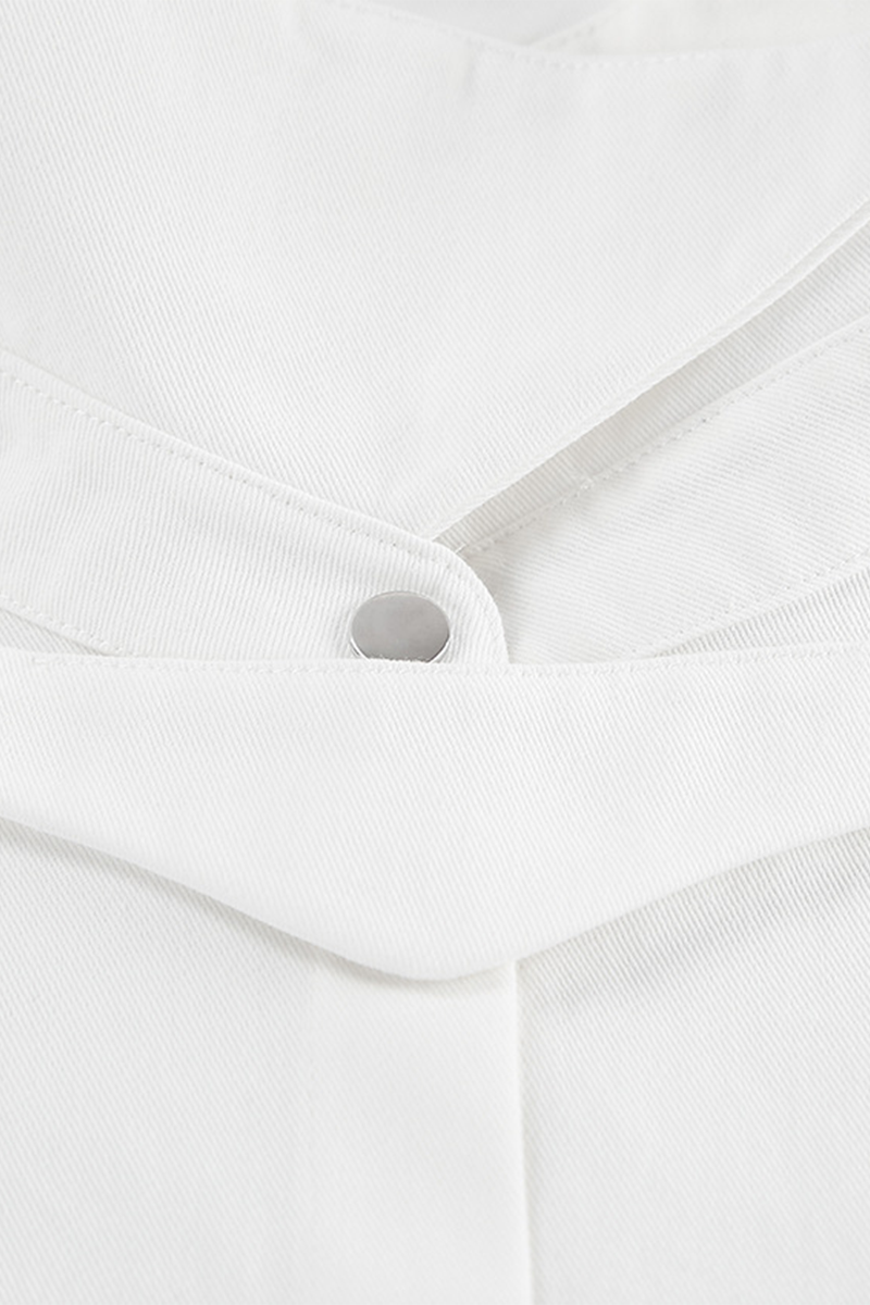 Blusas casuales de cuello vuelto con botones para uso diario