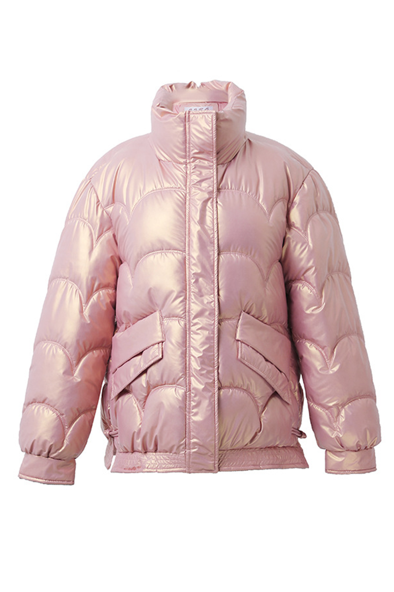 Prendas de abrigo informales de algodón con cuello mandarín y cremallera (5 colores)