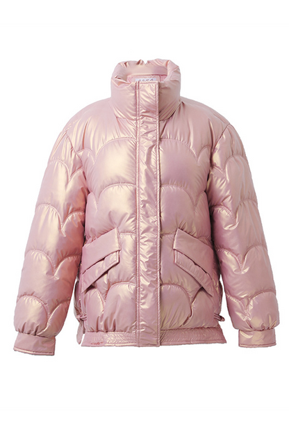 Prendas de abrigo informales de algodón con cuello mandarín y cremallera (5 colores)