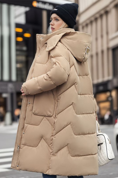 Chaqueta informal de algodón con capucha, botones y bolsillos (4 colores)