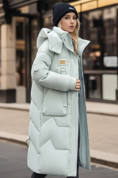 Chaqueta informal de algodón con capucha, botones y bolsillos (4 colores)