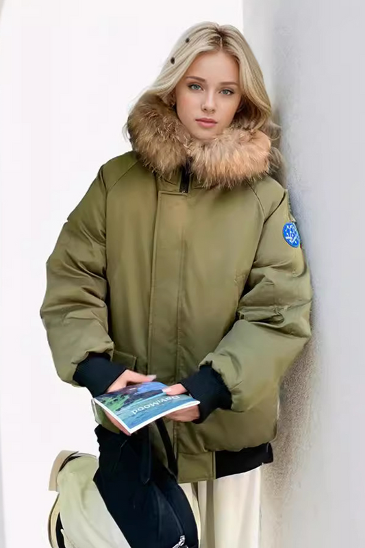 Chaqueta informal de algodón con capucha y cremallera en el bolsillo (3 colores)