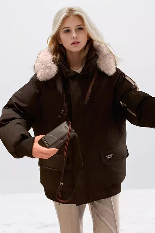 Chaqueta informal de algodón con capucha y cremallera en el bolsillo (3 colores)