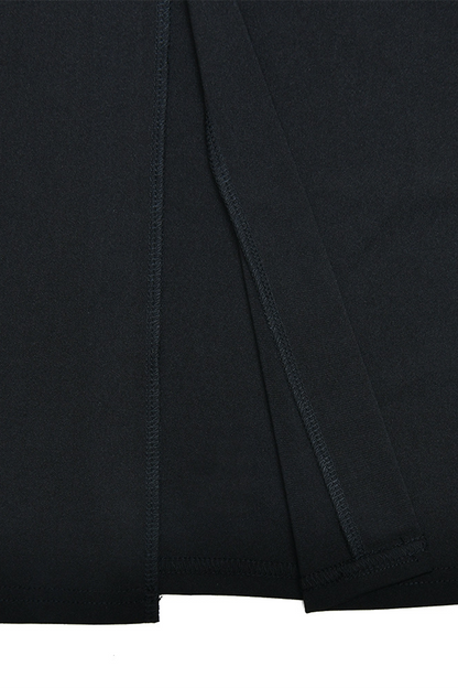 Vestido sexy de una sola pieza con cuello vuelto, espalda descubierta y hebilla (3 colores)
