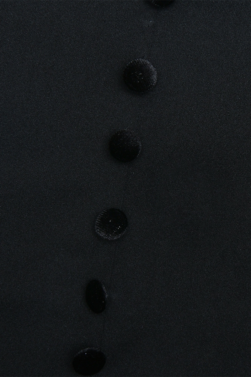 Vestido sexy de una sola pieza con cuello vuelto, espalda descubierta y hebilla (3 colores)