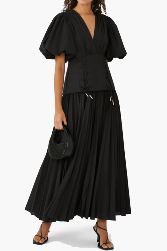Vestidos casuales de corte A con escote en V y diseño de tirantes