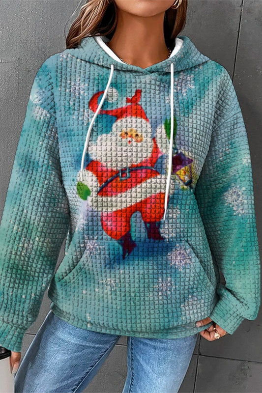 Sudadera básica con capucha y estampado casual