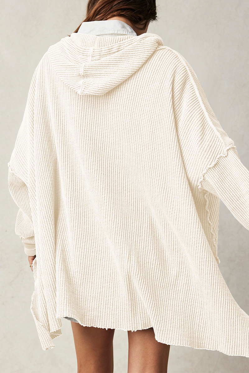 Sudadera informal con capucha y bolsillo con cordón (5 colores)