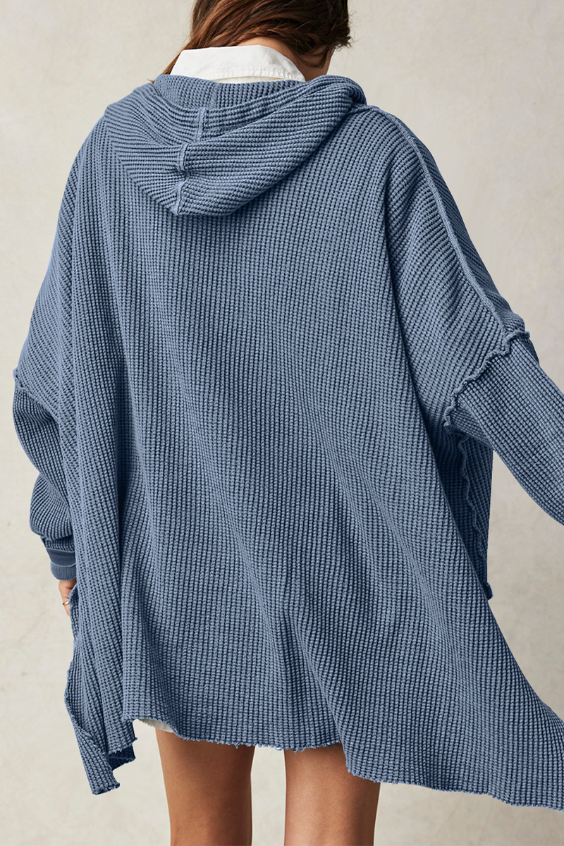 Sudadera informal con capucha y bolsillo con cordón (5 colores)