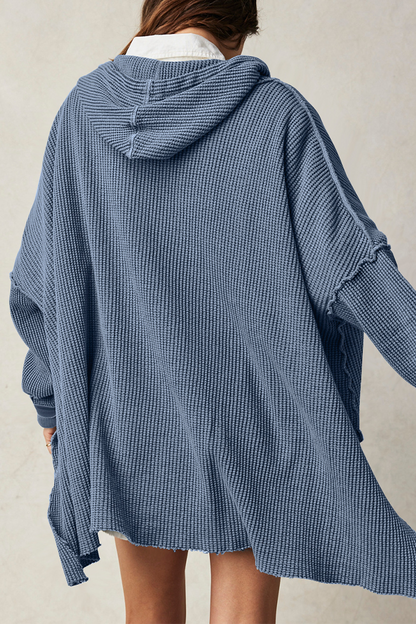 Sudadera informal con capucha y bolsillo con cordón (5 colores)