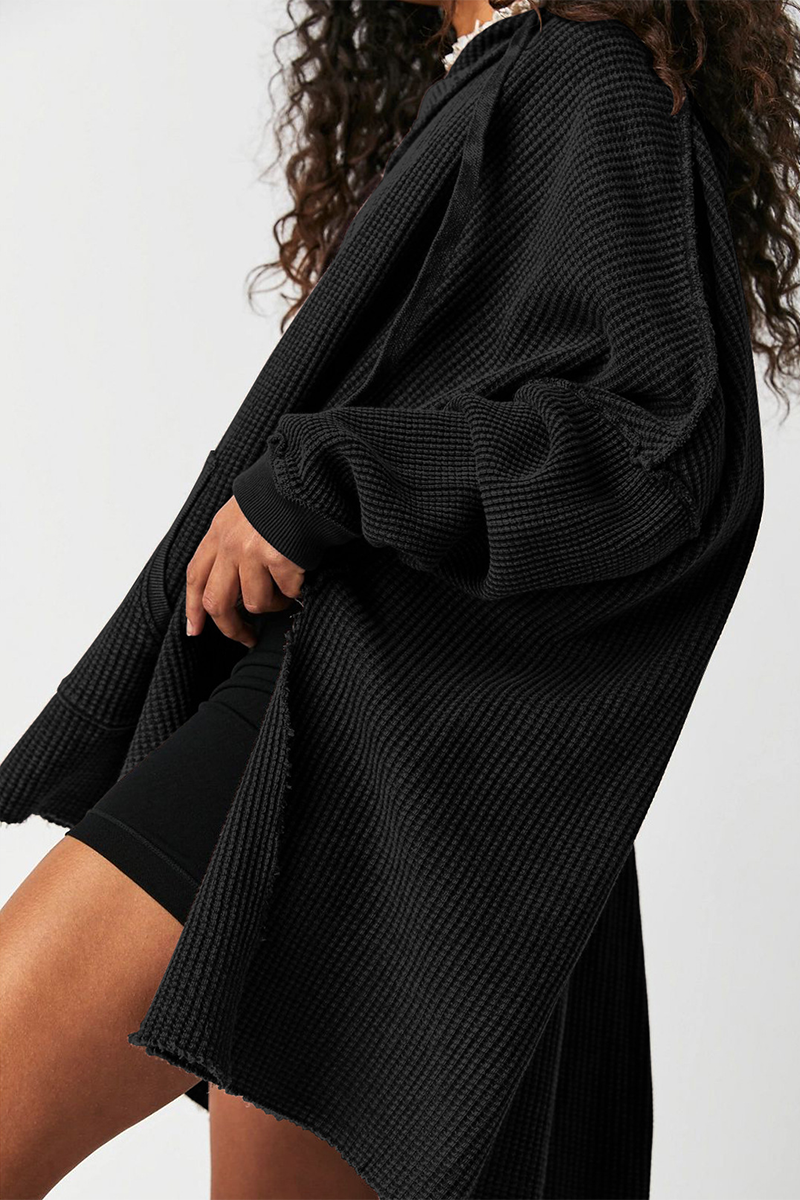 Sudadera informal con capucha y bolsillo con cordón (5 colores)