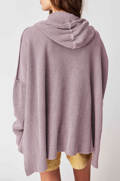Sudadera informal con capucha y bolsillo con cordón (5 colores)