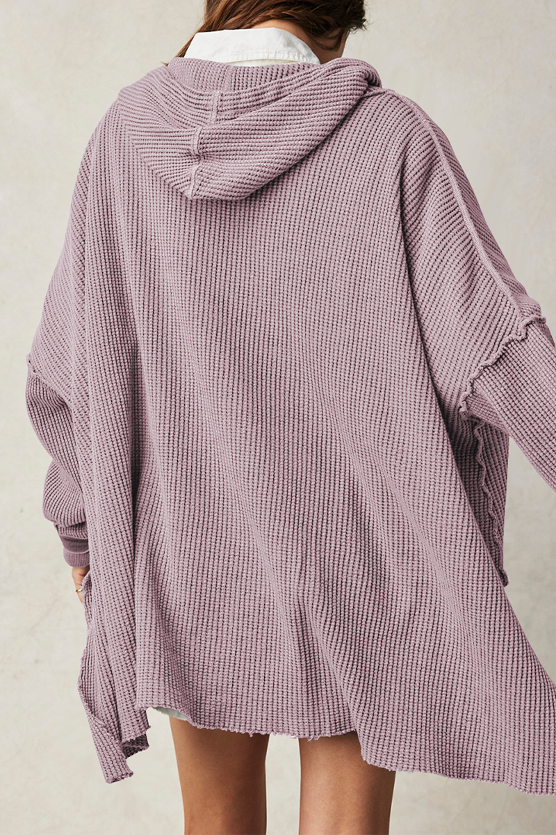 Sudadera informal con capucha y bolsillo con cordón (5 colores)