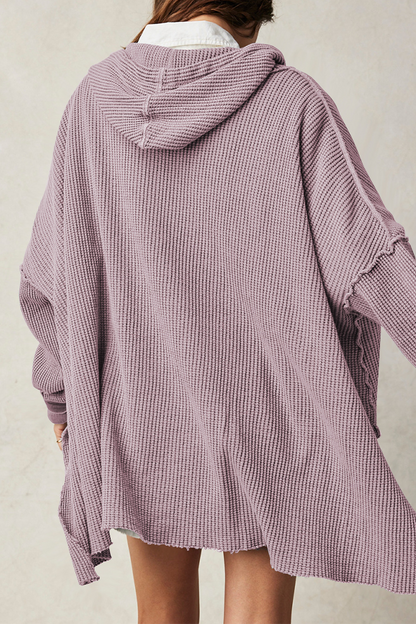 Sudadera informal con capucha y bolsillo con cordón (5 colores)