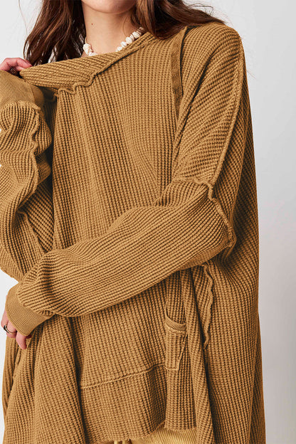Sudadera informal con capucha y bolsillo con cordón (5 colores)