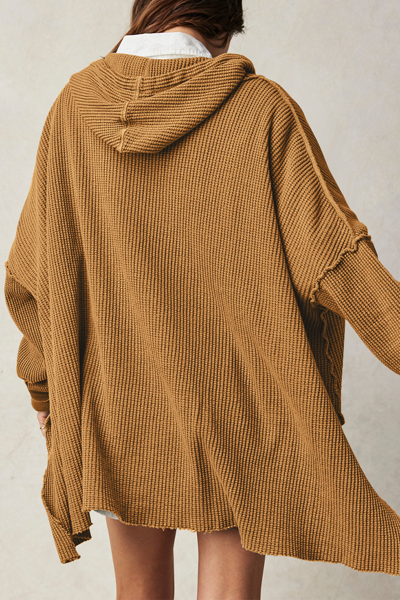 Sudadera informal con capucha y bolsillo con cordón (5 colores)