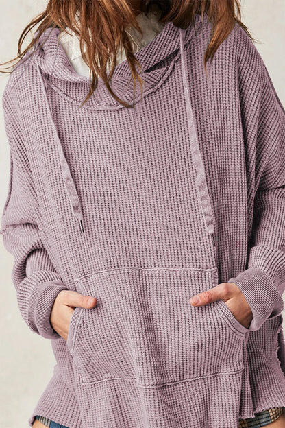 Sudadera informal con capucha y bolsillo con cordón (5 colores)