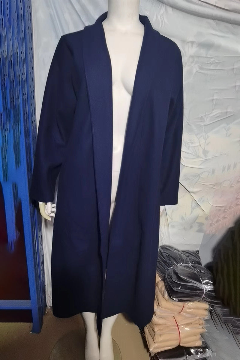 Prendas de abrigo informales con cuello y bufanda de bolsillo (7 colores)