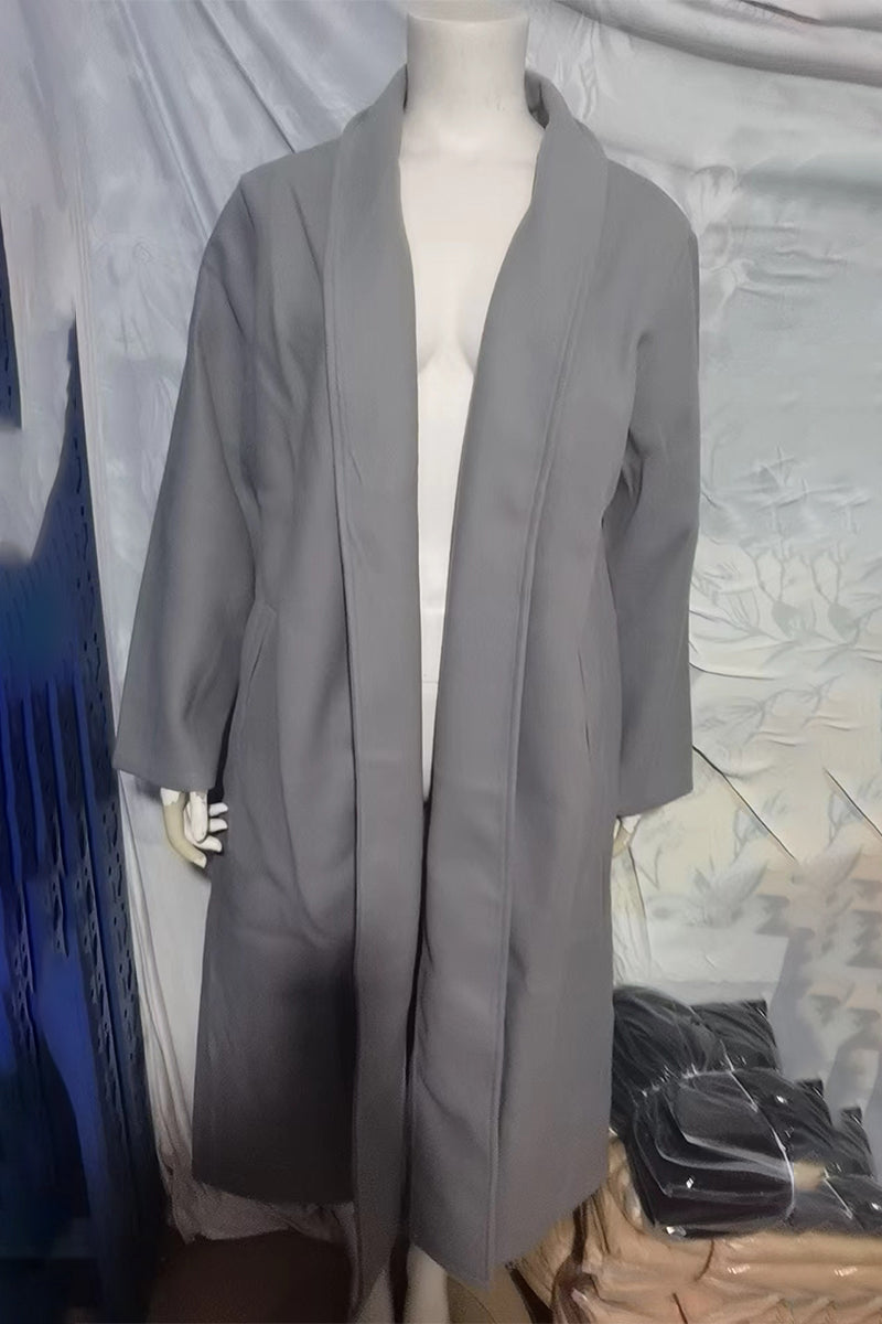 Prendas de abrigo informales con cuello y bufanda de bolsillo (7 colores)