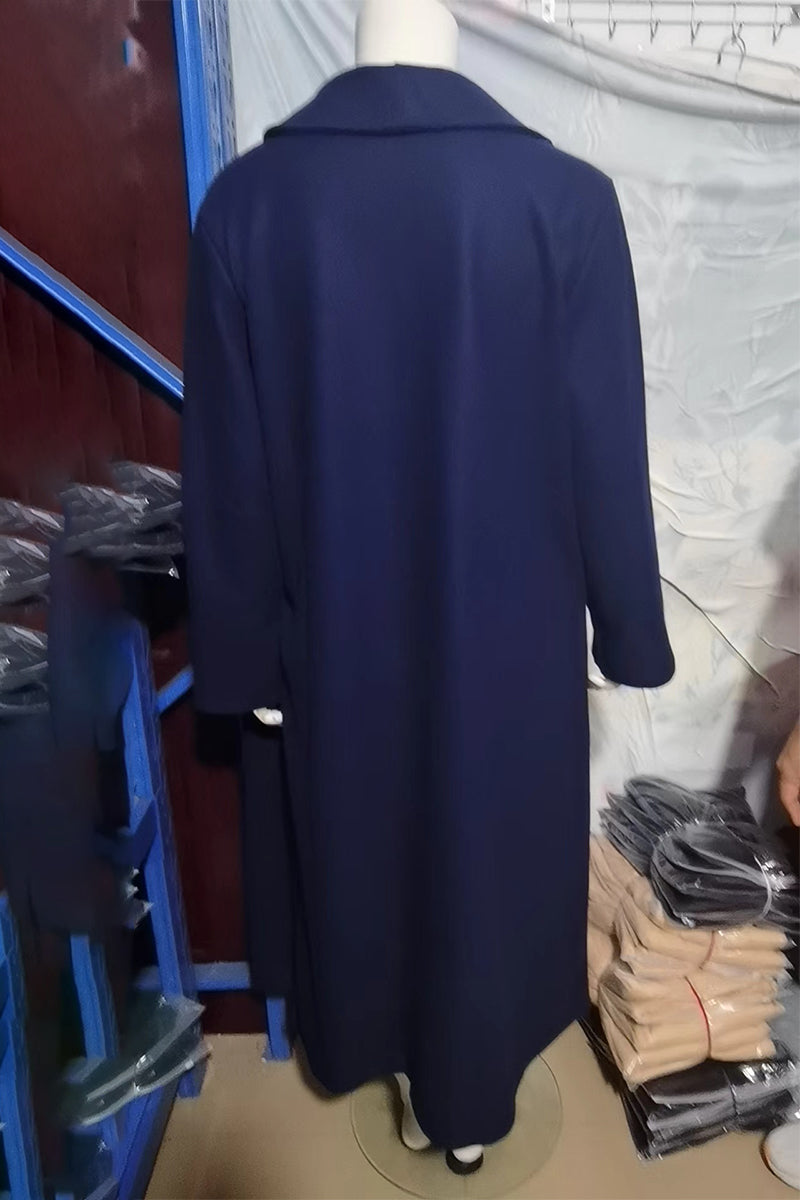 Prendas de abrigo informales con cuello y bufanda de bolsillo (7 colores)