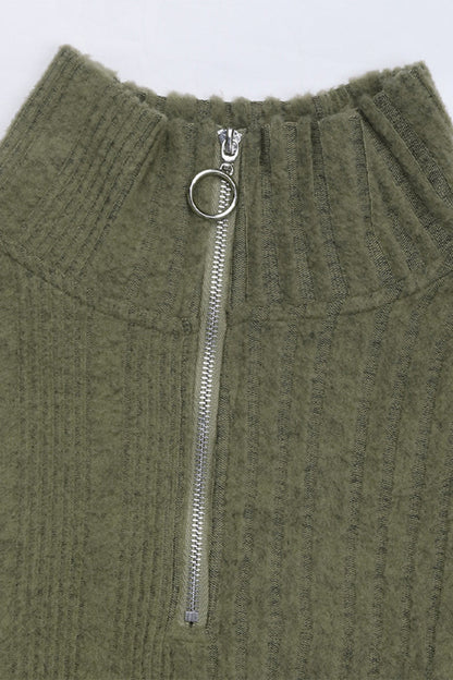 Vestidos casuales de calle con cordones, cremalleras, agujeros, cuello vuelto, corte A