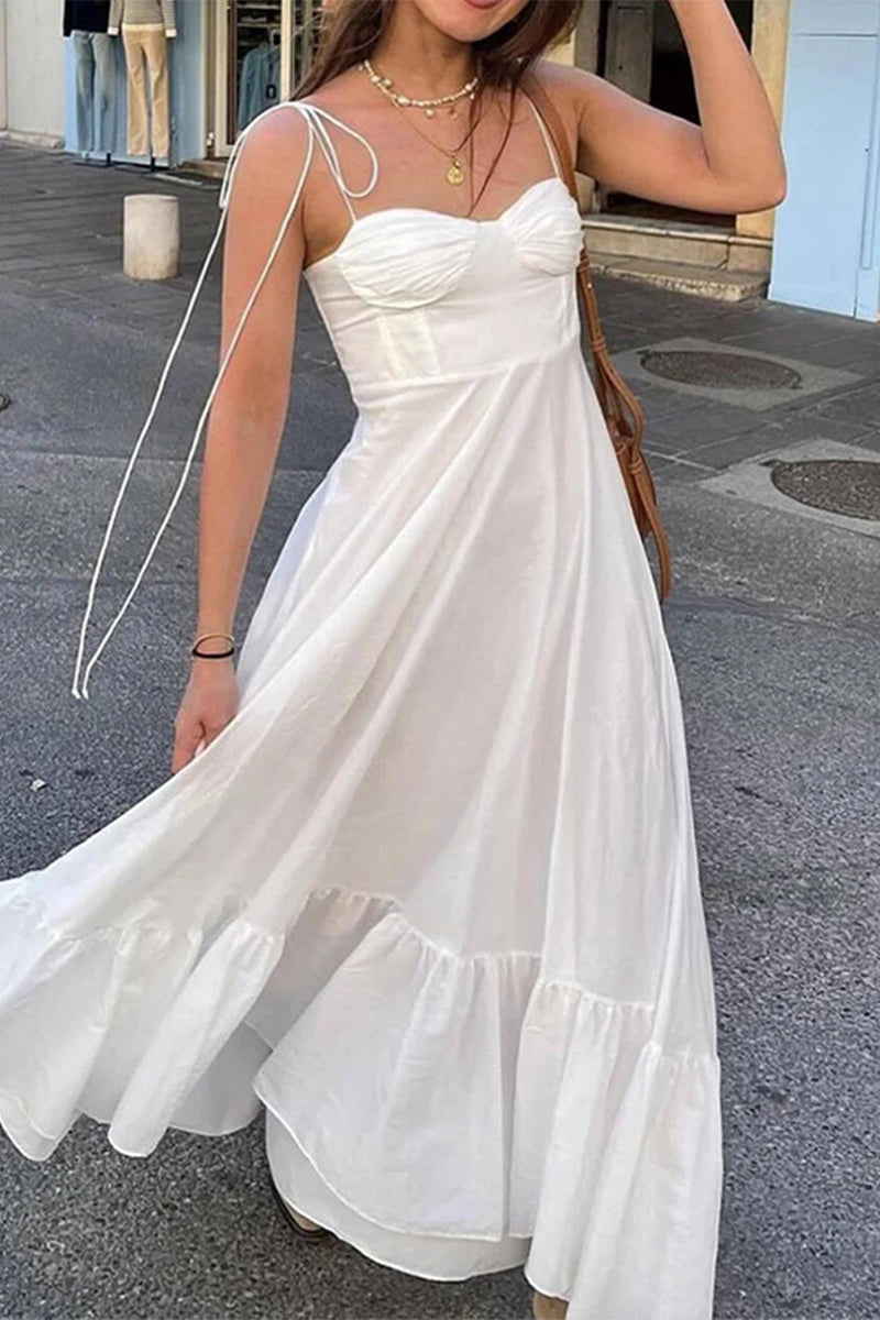 Vestidos sexis de calle con cordones y espalda descubierta