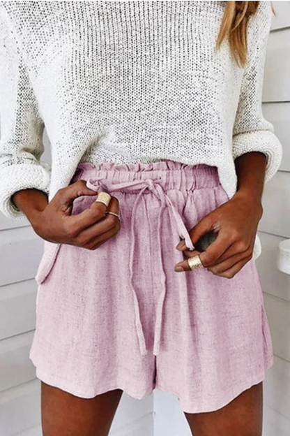 Pantalones rectos holgados con cordones y desgastados (5 colores)
