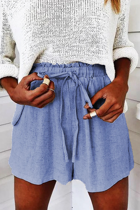 Pantalones rectos holgados con cordones y desgastados (5 colores)