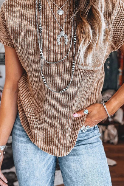Suéteres casuales de cuello alto con bolsillos (9 colores)