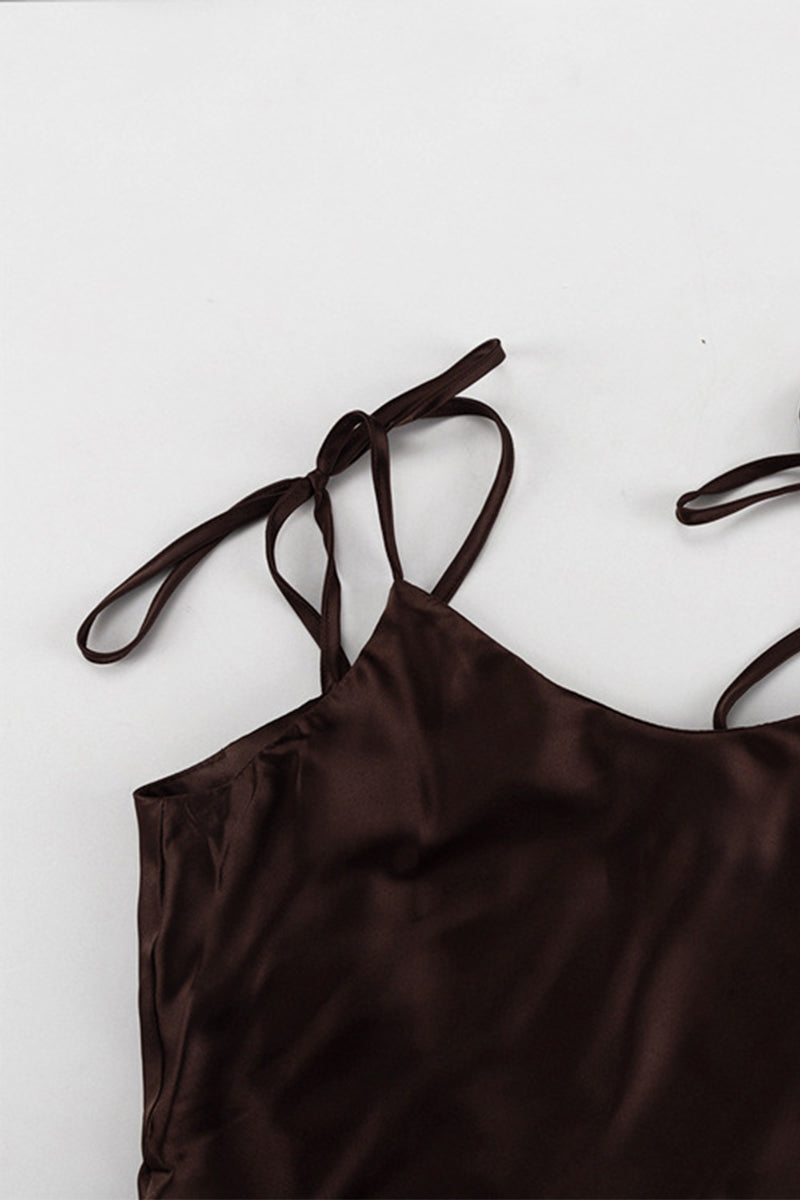 Vestidos largos sexys con encaje, espalda descubierta y cuello en U