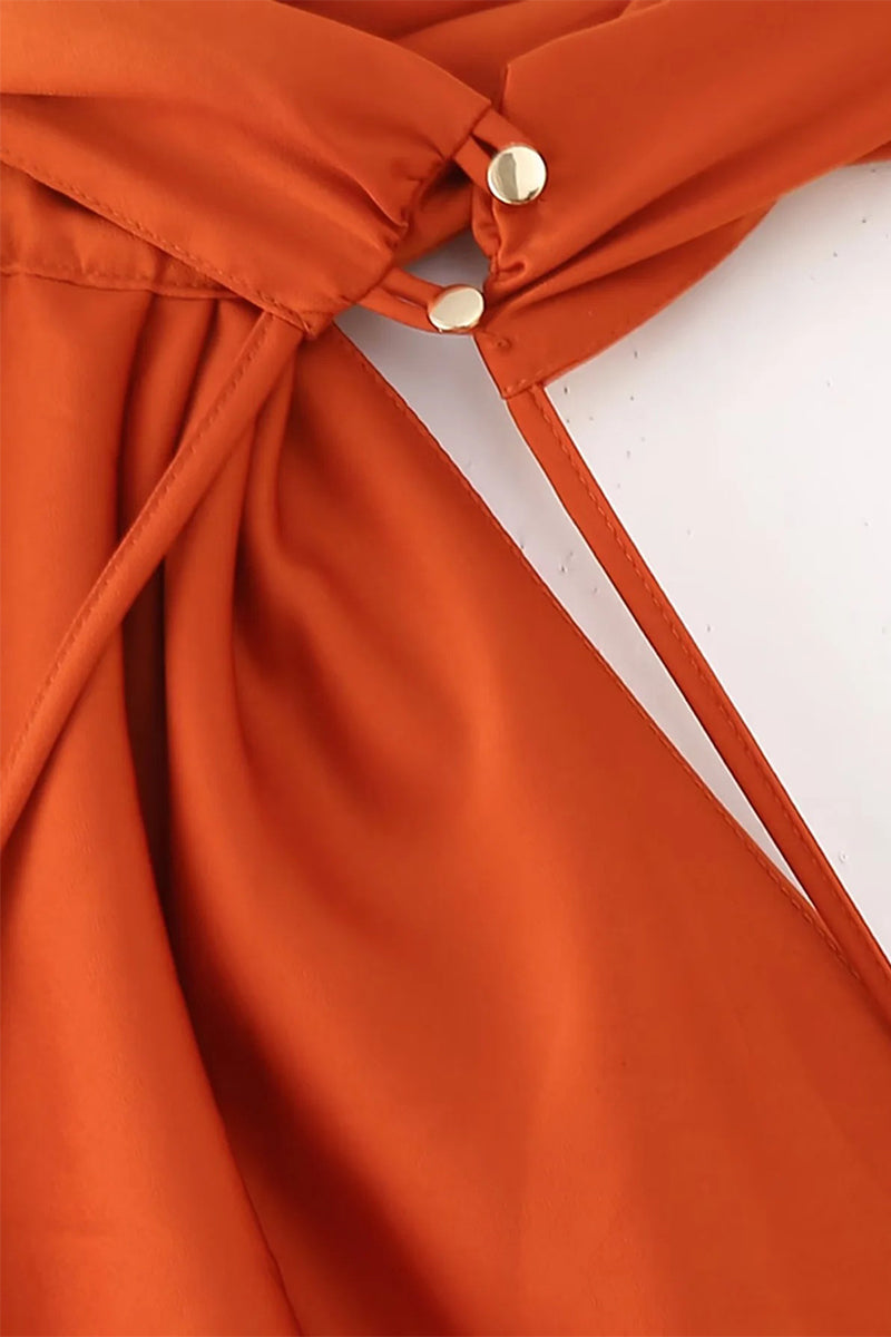 Vestidos de noche sexys con cuello halter irregular (4 colores)