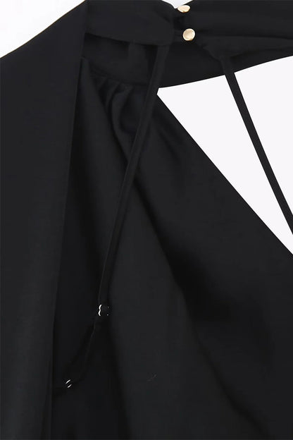 Vestidos de noche sexys con cuello halter y espalda descubierta